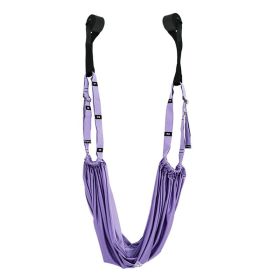 1pc Multifunctional Adjustable Yoga Strap (purple)