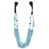 1pc Multifunctional Adjustable Yoga Strap (blue)