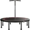 Mini Trampoline for Adults;  Safety Indoor Rebounder Trampoline for Kids Folding Small Trampoline with Storage Bag for Home Exercise Fitness;  Max L