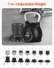 VEVOR Kettlebell, Adjustable Kettlebell with 7 Weight Levels (5, 11.5, 18, 24.5, 31, 37.5, 44 lbs), Die-Cast Aluminum for Grip Strength Training