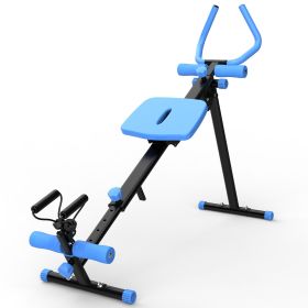 4-in-1 Ab Workout Exercise Equipment Rowing Machine Leg Press Machine Ab Glider Machine Roman Chair Fitness Equipment for Ab Workout