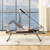 Pilates core bed, foldable home high quality, yoga studio same commercial fitness equipment (black)