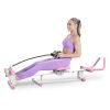 4-in-1 Ab Workout Exercise Equipment Rowing Machine Leg Press Machine Ab Glider Machine Roman Chair Fitness Equipment