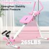 4-in-1 Ab Workout Exercise Equipment Rowing Machine Leg Press Machine Ab Glider Machine Roman Chair Fitness Equipment