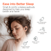 HyperGear SleepEEZ Mini Noise-Blocking True Wireless Earbuds for Sleeping (black)