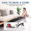 Walking Pad Treadmill Under Desk,Portable Mini Treadmill 265 lbs Capacity with Remote Control, Bluetooth and LED Display.
