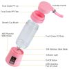 Portable Juicer Blender USB Rechargeable Juicer with 6 Blades Powerful Motor