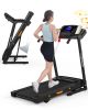 FYC Folding Treadmill for Home Office Use Walking Jogging Running Machine Incline Treadmill 330LBS Weight Capacity Foldable Compact Treadmill