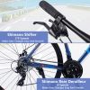 24 Speed Hybrid Bike Disc Brake 700C Road Bike For Men / Women City Bicycle..