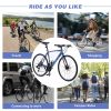 24 Speed Hybrid Bike Disc Brake 700C Road Bike For Men / Women City Bicycle..