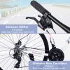 24 Speed Hybrid Bike Disc Brake 700C Road Bike For Men & Women's City Bicycle...
