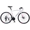 24 Speed Hybrid Bike Disc Brake 700C Road Bike For Men & Women's City Bicycle...