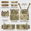 Quick Release Airsoft Weighted Military Breathable Vests (CP)