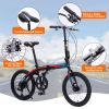 20 " folding city bike aluminum frame 8 speed folding bike