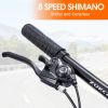 20 " folding city bike aluminum frame 8 speed folding bike