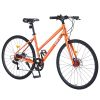 7 Speed Hybrid bike Disc Brake 700C Road Bike For men women
