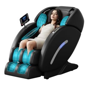Full Body Massage Chair, Full Body Zero Gravity with 3D Massage Mechanism, 6 Auto Massage Mode, Waist and Calf Heater, Bluetooth Speaker