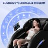 Full Body Massage Chair, Full Body Zero Gravity with 3D Massage Mechanism, 6 Auto Massage Mode, Waist and Calf Heater, Bluetooth Speaker