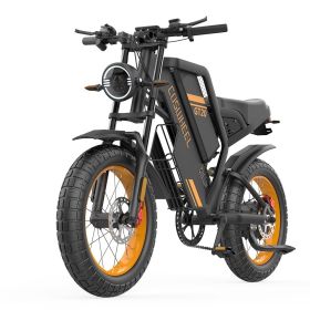 Off-road e-bike Equipped with super motor 1000W 48V25AH lithium battery 20"*4.0 fat tires Specially suitable for touring, sand, snow, mountains