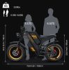 Off-road e-bike Equipped with super motor 1000W 48V25AH lithium battery 20"*4.0 fat tires Specially suitable for touring, sand, snow, mountains