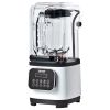 VEVOR Professional Blender with Shield, Commercial Countertop Blenders, 68 oz Glass Jar Blender Combo, Stainless Steel 9 Speed
