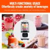 VEVOR Professional Blender with Shield, Commercial Countertop Blenders, 68 oz Glass Jar Blender Combo, Stainless Steel 9 Speed