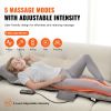 VEVOR Full-Body Massage Cushion with Heat, 10 Vibration Motor Massage Cushion Pad, Heating Vibrating Massage Mat & 5 M