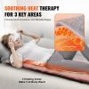 VEVOR Full-Body Massage Cushion with Heat, 10 Vibration Motor Massage Cushion Pad, Heating Vibrating Massage Mat & 5 M