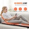 VEVOR Full-Body Massage Cushion with Heat, 10 Vibration Motor Massage Cushion Pad, Heating Vibrating Massage Mat & 5 M