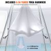 VEVOR Aerial Yoga Frame & Yoga Hammock, 9.67 ft Height Professional Yoga Swing Stand Comes with 6.6 Yards Aerial Hammock, Max 551.15 lbs Load Capacity