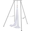 VEVOR Aerial Yoga Frame & Yoga Hammock, 9.67 ft Height Professional Yoga Swing Stand Comes with 6.6 Yards Aerial Hammock, Max 551.15 lbs Load Capacity