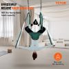 VEVOR Aerial Yoga Swing Set, 2.7 Yards Yoga Hammock Hanging Swing Aerial Sling Inversion Fly Kit Trapeze Inversion Equipment