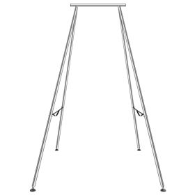 VEVOR Aerial Yoga Frame, 9.67 ft Height Yoga Swing Stand, Max 551.15 lbs Load Chrome-Plated Steel Pipe Inversion Yoga Swing Stand Yoga Rig Yoga Sling