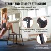 VEVOR Plyometric Jump Box, 18 Inch Plyo Box, Steel Plyometric Jumping Agility Box, Anti-Slip Fitness Exercise Step Up Box for Home Gym Training, Black
