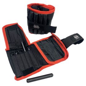 Pair of Adjustable Ankle/Wrist Weights Can Be Adjusted Weight Size - 2 x Weight Wraps Leg and Hand Weights - Adjustable Weights