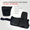 Pair of Adjustable Ankle/Wrist Weights Can Be Adjusted Weight Size - 2 x Weight Wraps Leg and Hand Weights