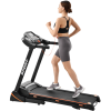 330LBS Folding Electric Treadmill Aerobic Training 14.8KM/h Running Fitness LCD Display 5in 3.5HP motor