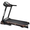 Folding Electric 3.5HP Treadmill With Incline Medium Running Machine Motorized LCD Gym 330lbs Folding Treadmill Electric Motorized Power 14.8KM/H Run