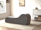 Solace Yoga Chaise Lounge Chair for Stretching, Relaxation & Exercise, Ergonomic Design with Soft Yet Firm High-Density Foam Core