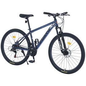 27.5 Inch Wheels 21 Speed Mountain Bike, for Men Women, Front Suspension,Aluminum Alloy Frame