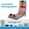 Full Body Electric Massage Mat Heating Vibration Massage Pad Cushion Back Massage Mattress Chair Pad with Neck massage Foot massage Head Pillow