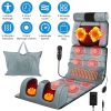Full Body Electric Massage Mat Heating Vibration Massage Pad Cushion Back Massage Mattress Chair Pad with Neck massage Foot massage Head Pillow