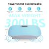 Full Body Vibration Platform Crazy Fitness Massage 10-Frequency Weight Loss & Fat Burner Shaking Machine For Unisex Blue