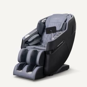 Massage Chair Full Body, Zero Gravity SL-Track Shiatsu Massage Recliner Chair with Body Scan, Airbags, Foot Rollers, Deep Yoga Stretch, Heating (Grey)