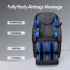 Massage Chair Full Body, Zero Gravity SL-Track Shiatsu Massage Recliner Chair with Body Scan, Airbags, Foot Rollers, Deep Yoga Stretch, Heating (Grey)