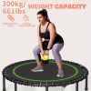 661 lbs Fitness Trampoline Get in Shape At Home or In The Garden with Our 40 inch Mini Exercise Trampoline - Stable and Fun ASTM F381-16