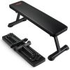 Flat Weight Bench, Foldable Strength Training Bench, Utility Workout Bench for Full Body Workout, 1000 LBS Press Bench for Home Gym Exercise