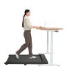 Under Desk Treadmill with Incline,Walking Pad for Home/Office,Portable Walking Treadmill 1.0HP,Walking Jogging Machine with 242 lbs Weight Capacity