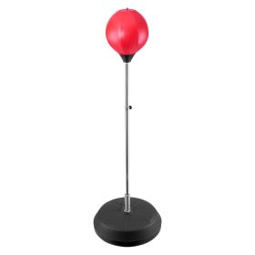 VEVOR Punching Bag, Reflex Boxing Bag for Kids & Adults, Height Adjustable Free Standing Strike Bag Set with Boxing Gloves & Stand