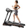 Folding Electric 3.5HP Treadmill With Incline Medium Running Machine Motorized LCD Gym 330lbs Folding Treadmill Electric Motorized Power 14.8KM/H Run